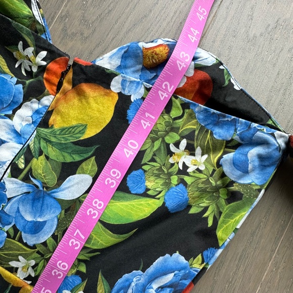 Borgo de Nor Tati Floral Print Off Shoulder Puff Sleeve Midi Dress UK 8 / US 2 - Picture 10 of 11